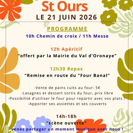 Fête ST-OURS