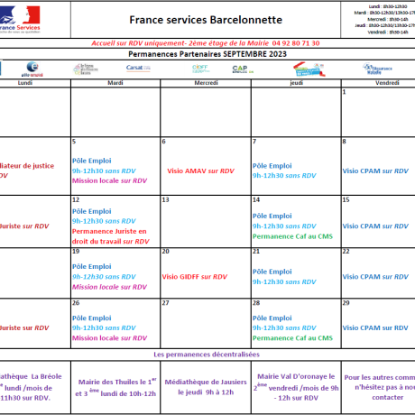 SEPTEMBRE 2023 Maison France Services