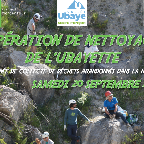 Opération nettoyage de l'Ubayette