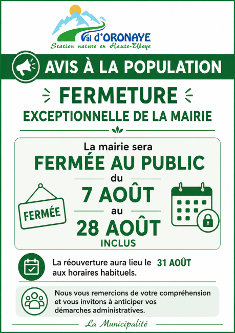 Avis à la population